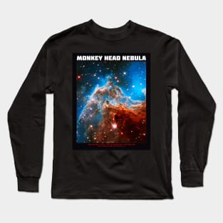 Monkey Head Nebula Long Sleeve T-Shirt